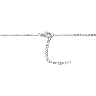 Kette ohne Anhänger ADELIA´S "Halskette mit Anhänger – aus Edelstahl", silber, Halsketten, Damen, 48cm, Edelstahl, Zum Verschenken an Menschen, die Ihnen am Herzen liegen