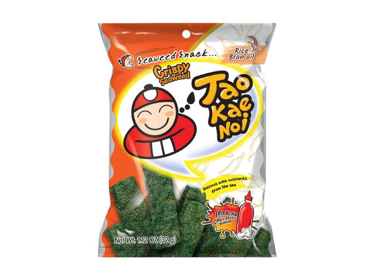 Taokaenoi Krokante zeewierchips Sriracha-saus 32 g