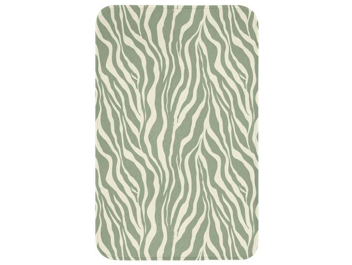 WC-VORLEGER Zebra - Motiv - Grün WC Teppich 50x80 cm