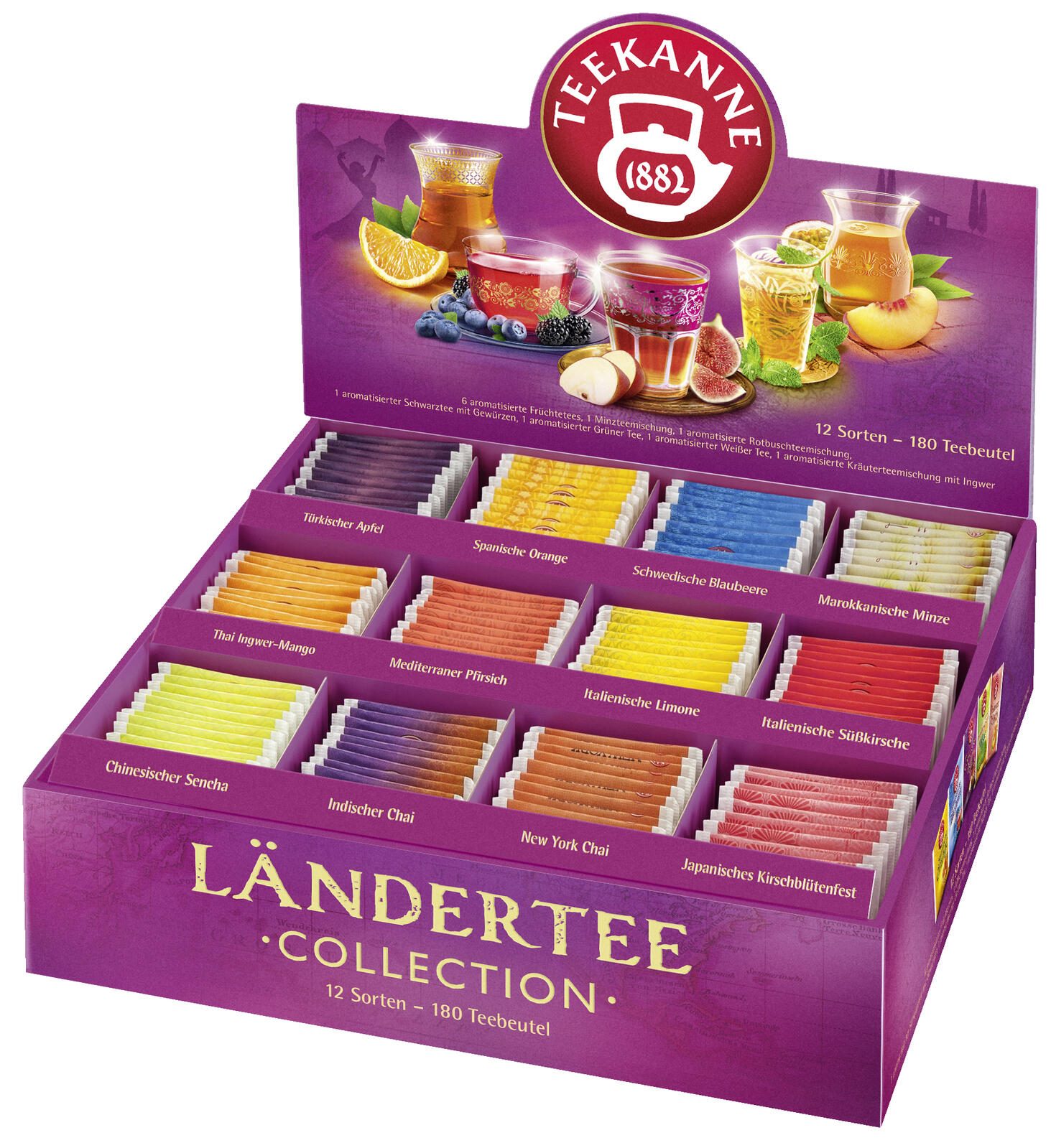 TEEKANNE Ländertee Collection Box 4009300079408