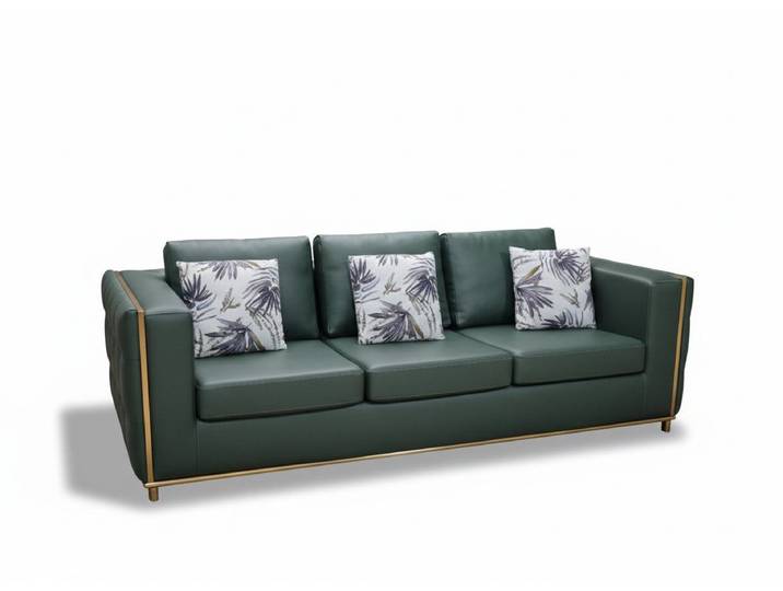 JVmoebel Sofa Ledersofa Couch Wohnlandschaft Garnitur Sofas 3 Sitzer Sofort