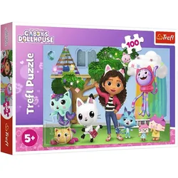 Puzzle 100 Teile. Katzenhaus Gabi Trefl 16464