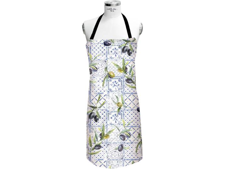 Kochschürze APELT 6523 SUMMERTIME, Sommerdeko, Sommer , blau, B:80cm L:85cm, Baumwolle, Schürzen, Kochschürze, Digitaldruck
