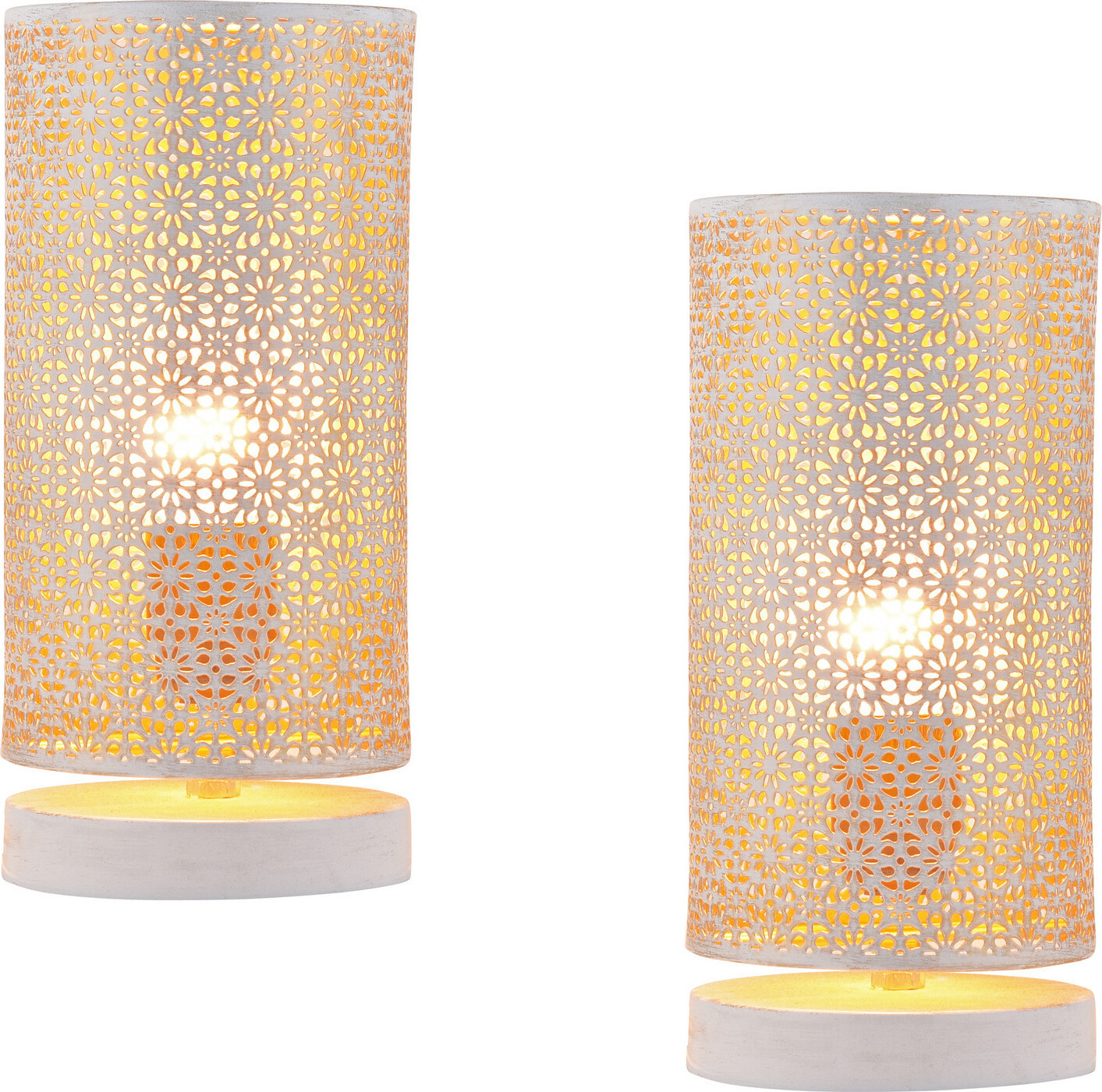 Set van 2 bohemien decoratieve nachtlampjes van Marrakesch Orient & Mediterran Interior