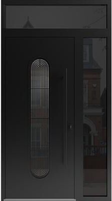 VDOMDOORS Ronex 0521 Black Steel Exterior Door