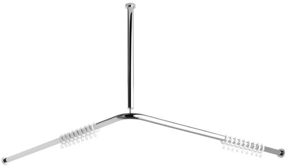 AVENARIUS Duschvorhangstangensystem, Winkel 90°,100x100 cm,Serie free living! 9004801010