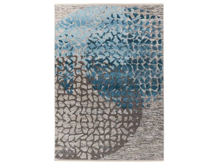 Kayoom Flachwebeteppich, Blau, Mehrfarbig, Textil, Used look, rechteckig, 160x230 cm, Teppiche & Böden, Teppich, Webteppich
