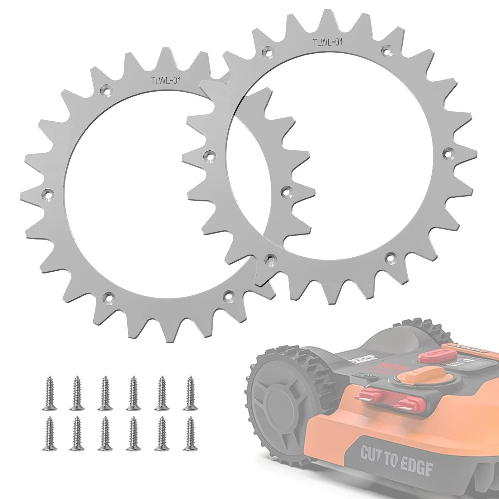 Solidchoice RVS Spikes voor Robotmaaiers inclusief 12 schroeven