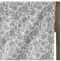 Chic Antique Tischdecke Aix mit Blumendruck, L240/B140 cm creme