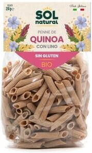 Sol Natural Macarrões de Quinoa e Linho Sem Glúten Bio