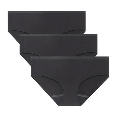 Periodenslip JOCKEY "Worry Free", Damen, Gr. 3XL, Single Jersey, schwarz, Single Jersey, Obermaterial: 95% Baumwolle, 5% Elasthan, unifarben, körpernah, Unterhosen, Hoher Tragekomfort