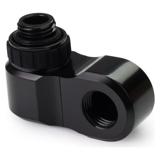 Alphacool Apex Grip offset 27mm 2x 90° OT/IT G1/4 rotatable black (14814)