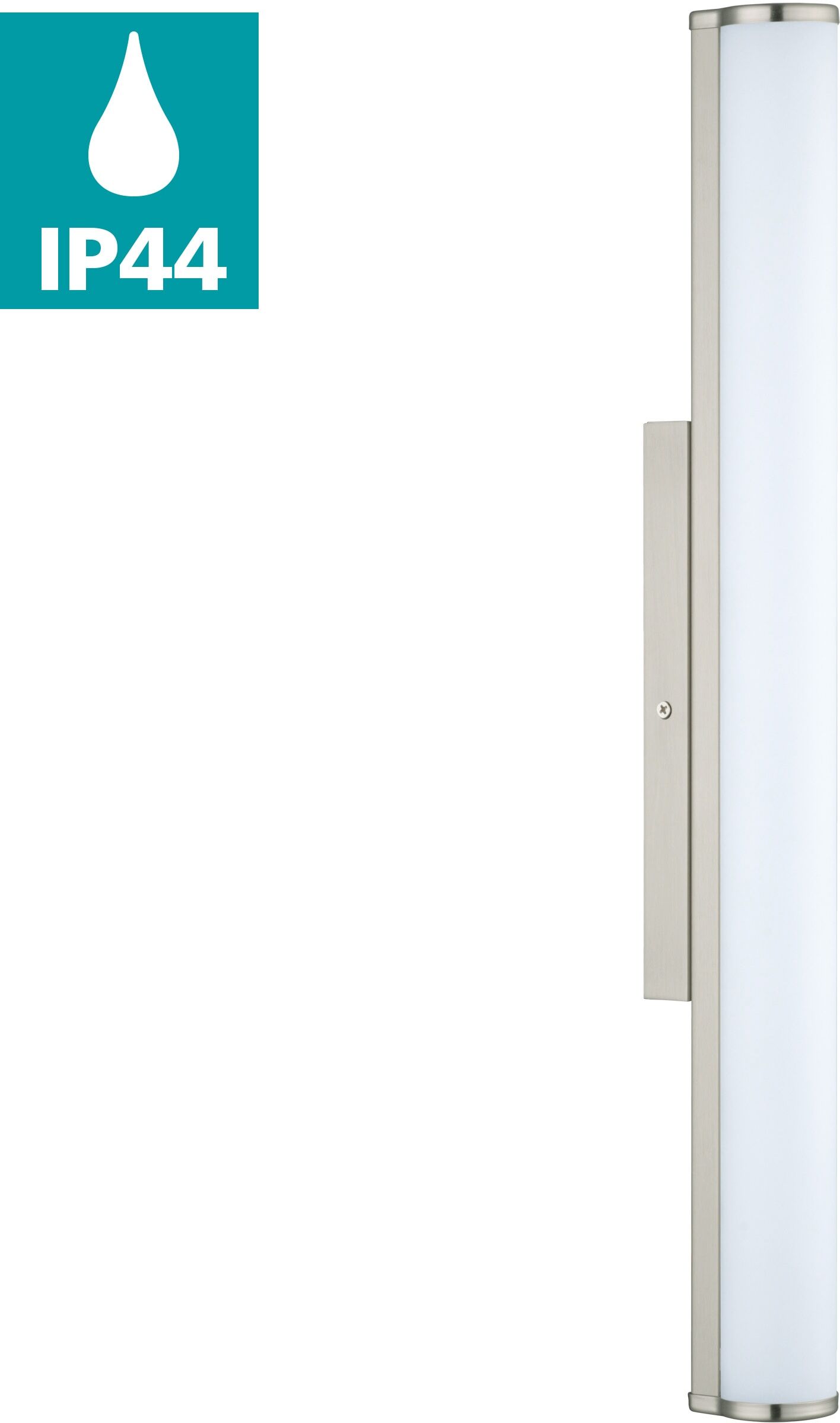 EGLO LED Wandleuchte "CALNOVA", weiß (nickelfarben, weiß), 1, H: 60cm, Leuchten, LED Wandleuchte