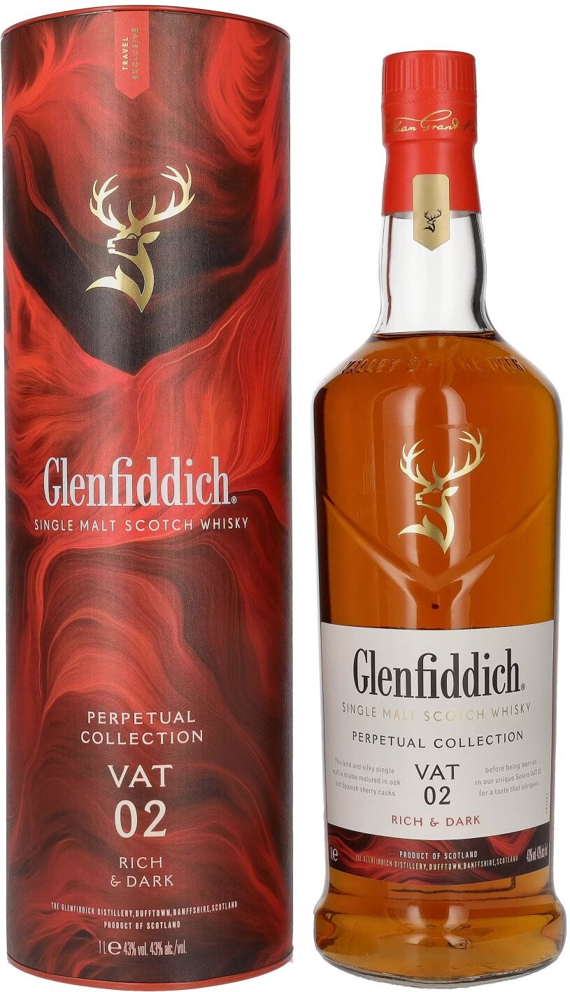 Glenfiddich Perpetual Collection VAT 02 Rich & Dark 43% Vol. 1l in Geschenkbox