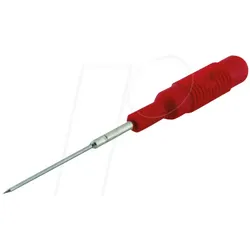 MZS 1 PRUEF RT - Prüfspitze, 4 mm, rot, Edelstahl