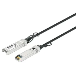 Intellinet 508438 InfiniBand/Glasfaserkabel 3 m SFP+ Schwarz, Silber