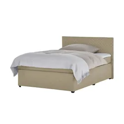Boxspringbett   ¦ beige ¦ Maße (cm): B: 147 H: 104