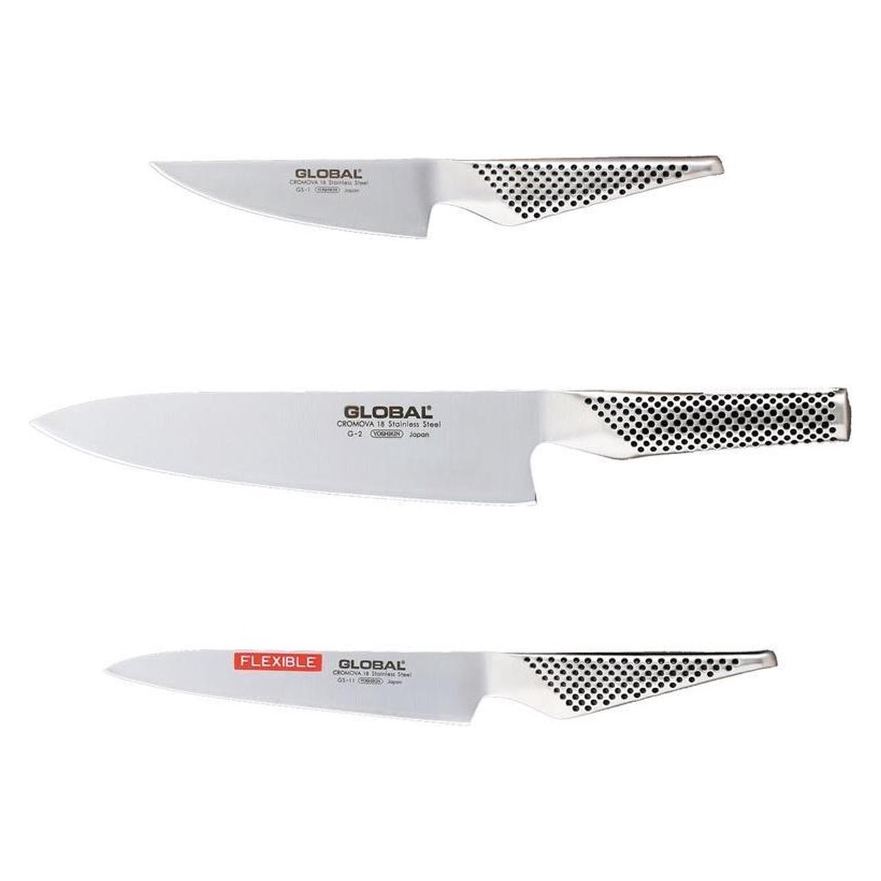 Global MESSERSET 3 TEILIG, G-02, GS-0 (20 cm) (G-2111)