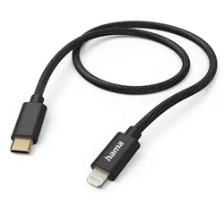 Stecker Lightning auf USB C 1,5 m  201546 Fabric (Schwarz)