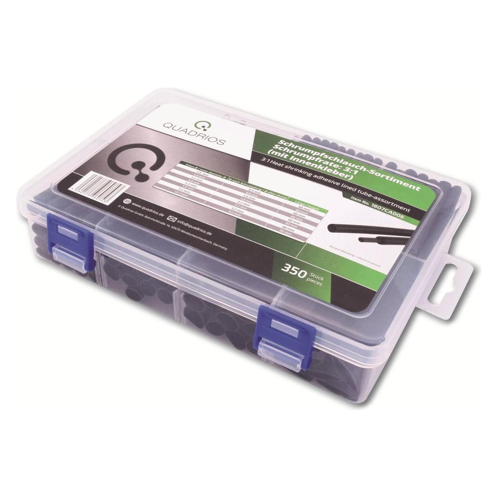Quadrios Premium-Schrumpfschlauch-Set, - 350 tlg (350x) (1807CA006)
