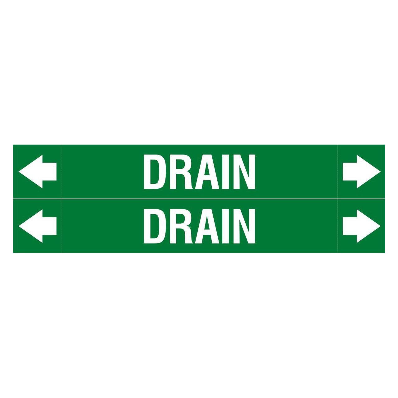 Brady ASME - Rohrmarkierer - Drain (ASMEPM-50X345MM-DRAIN)
