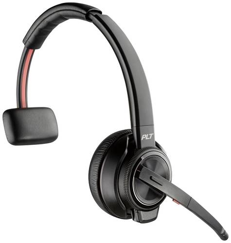 HP Poly Savi 8210 Monaural DECT On Ear Headset DECT Mono Schwarz Lautstärkeregelung, Mikrofon-Stummschaltung