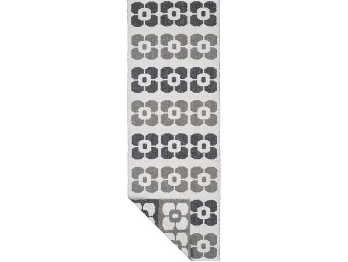 HORREDSMATTAN Outdoor-Teppich Florian graphite Blumenmuster Polyester 70 x 350 cm - Outdoor-Teppich