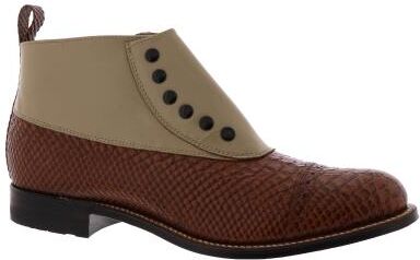 Stacy Adams Madison Spat Anaconda Boot - Mens 7.5 Tan Boot D