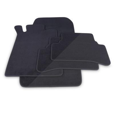 Thomatex Textil Fußmatten-Set Samtvelours Mercedes W202, schwarz [Hersteller-Nr. 2609] für Mercedes-Benz
