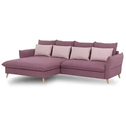 Exxpo by Gala Ecksofa Walker Stoff Wine Red