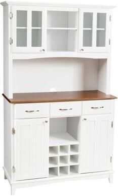 Costway Wood Buffet Hutch Cabinet with 3 Large Drawers