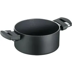 Berndes Kochtopf Alu Recycled Induction 20 cm, Pfanne + Kochtopf, Schwarz