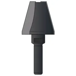 JSO 15° HW-Fasefräser "24550-5" Z2 21,70x20/60mm - 24550-5-15
