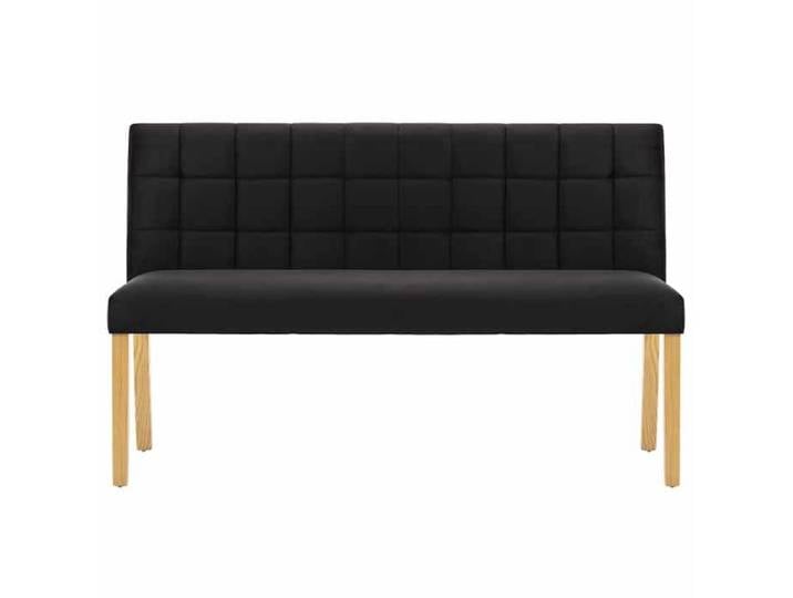 NEW Noir MEUBLE SIEGE - - Banc 140 cm Noir Velours - Banc coffre - Pour maison（1parcel）2069886