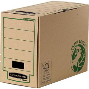 Bankers-Box Archivbox Earth Series, A4+, 200mm Füllhöhe, braun, für Akten, 20 Stück