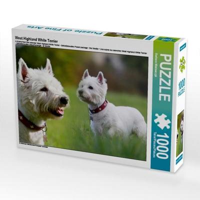 CALVENDO Puzzle West Highland White Terrier | 1000 Teile Lege-Größe 64x48cm Foto-Puzzle für glückliche Stunden
