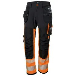Warnschutz Bundhose "ICU" - C64 - orange/schwarz