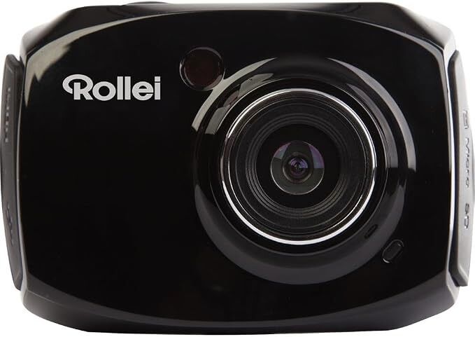 Rollei Actioncam Racy Full HD Sports Camera, Waterproof Action Cam - Black