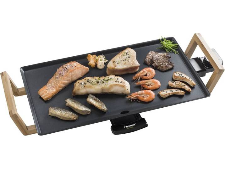 Bestron ABP602BB Teppanyaki Antiaanbak Bakplaat