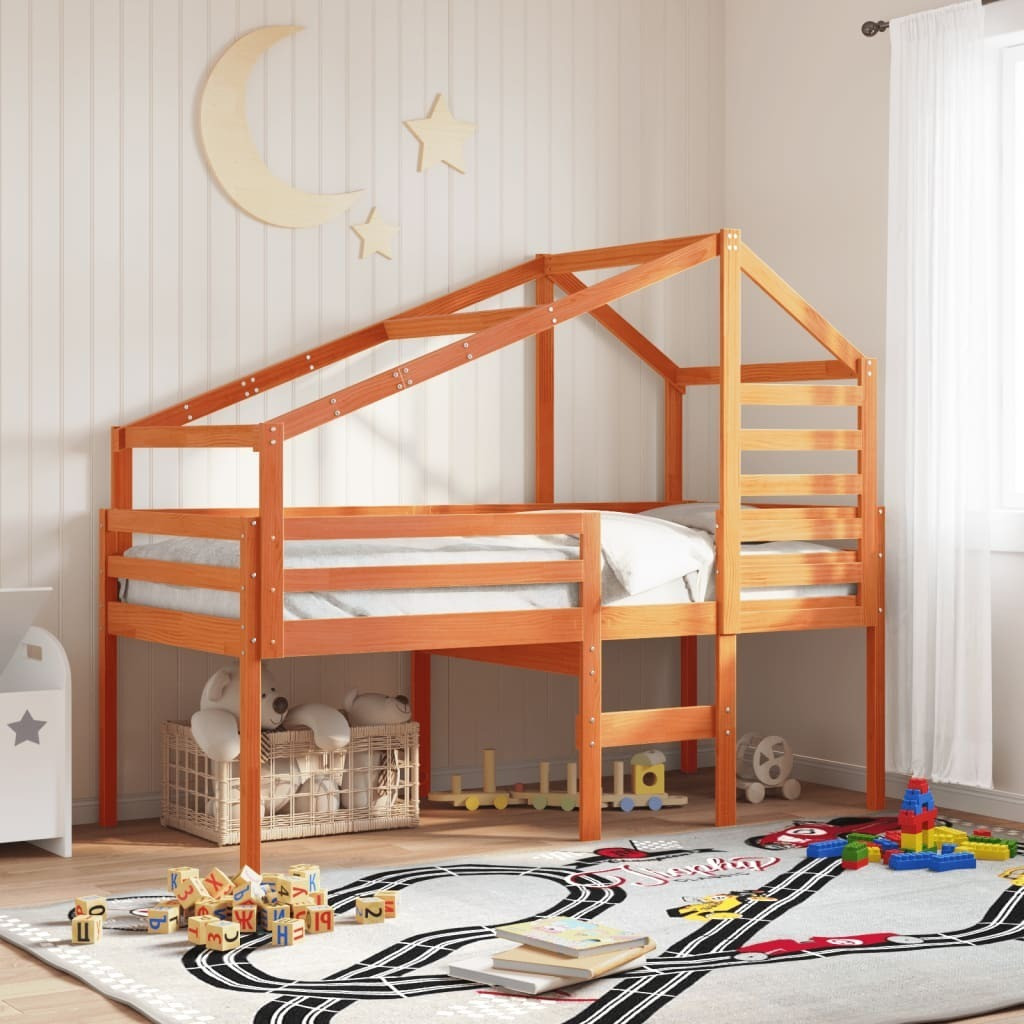 Prolenta Hemelbed voor kinderbed, massief grenenhout