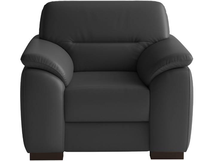 Sessel SIT & MORE Montego , schwarz, Sessel, NaturLEDER, B/H/T: 106cm x 88cm x 90cm, Sessel, mit Federkern, B:106cm H:88cm T:90cm