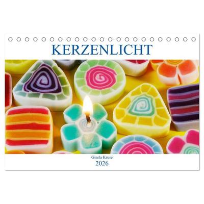 Kerzenlicht (Tischkalender 2026 DIN A5 quer), CALVENDO Monatskalender