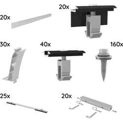 K2 Systems 'UK Paket für 20 Module von  '(0% MwSt §12 III UstG)