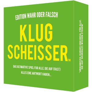 Kylskapspoesi Kartenspiel 2430288, Klugscheisser, Wahr oder Falsch, ab 16 Jahre, ab 2 Spieler