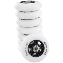 FILA WHEELS 90mm/83a 8er Pack Rollenset white inkl. ABEC9 + 8mm Spacer