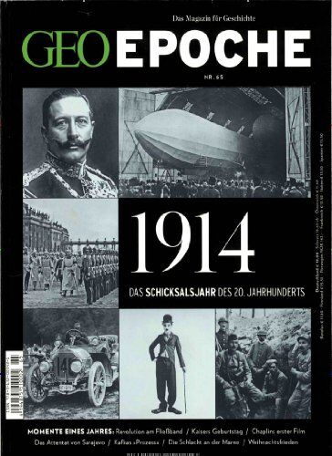 Peter-Matthias Gaede - GEO Epoche 65/2014 - 1914 - Preis vom 09.10.2026 07:28:09 h