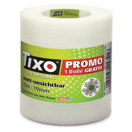 TIXO 56131-00000-00 Klebeband matt unsichtbar (19 mm) (56131-00000-01)