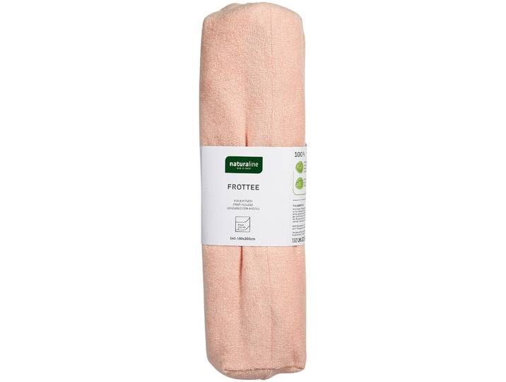 Naturaline Textil Bio Fixl. Frotte 160x200 rosa