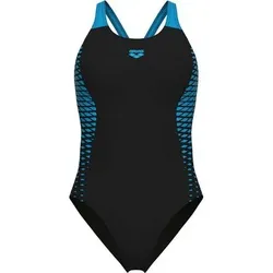 ARENA Damen Schwimmanzug OPENINGS SWIMSUIT V BACK, Größe 42 in Schwarz Schwarz