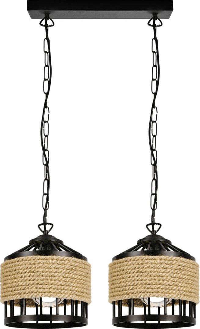 Szpak Colosseum 2 Zwarte LED Hanglamp